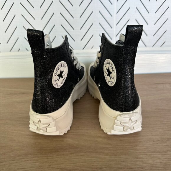 ⭐Rare Converse Run Star Hike Hi Platform Glitter 5.5 Mens Shoes Sneakers A07947C - Picture 5 of 9